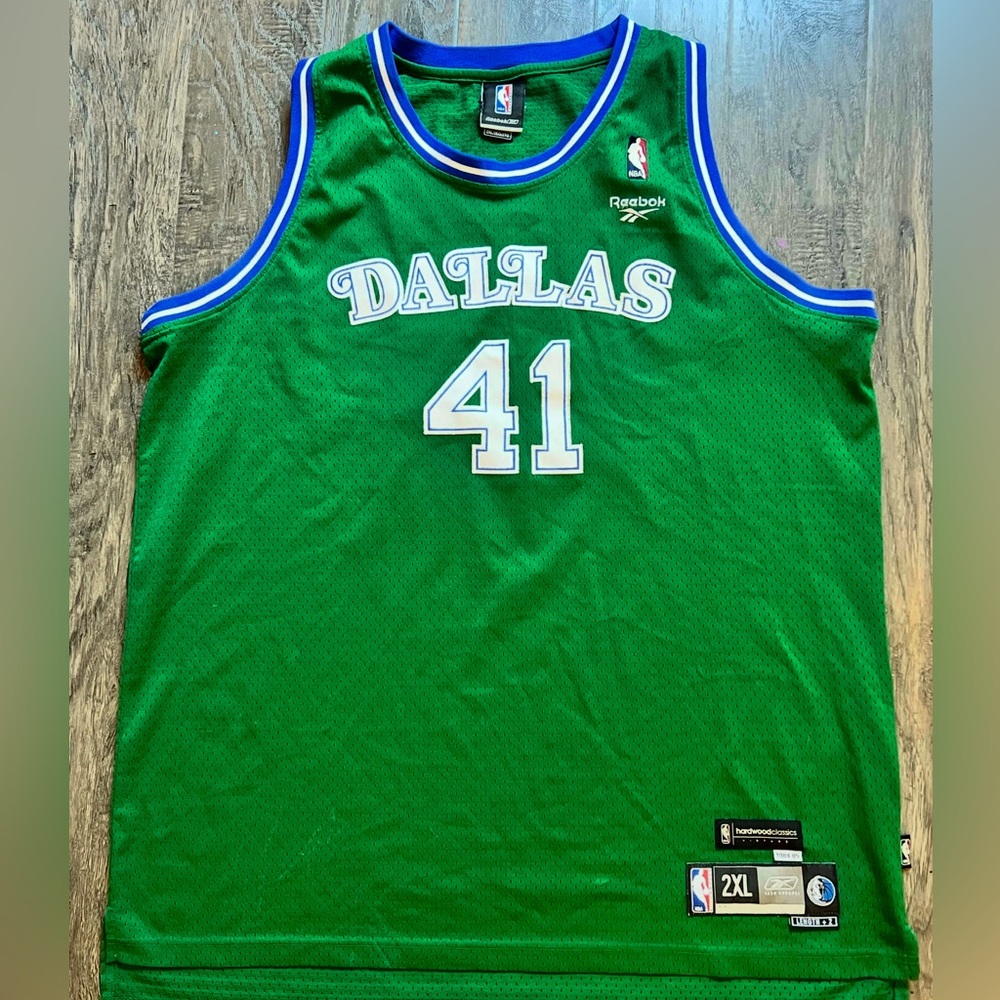Collectors Reebok Dallas Basketball vintage Jersey NBA Hardwood Classic